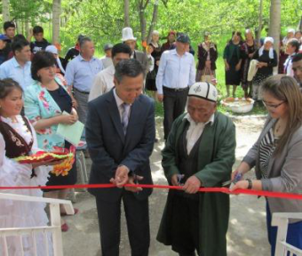 Открытие дошкольного образовательного центра «Айданек» в Баткенской области 