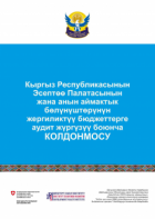 Кыргыз Республикасынын Эсептөө палатасынын жана анын аймактык бөлүнүштөрүнүн жергиликтүү бюджеттерге аудит жүргүзүү боюнча Колдонмосу