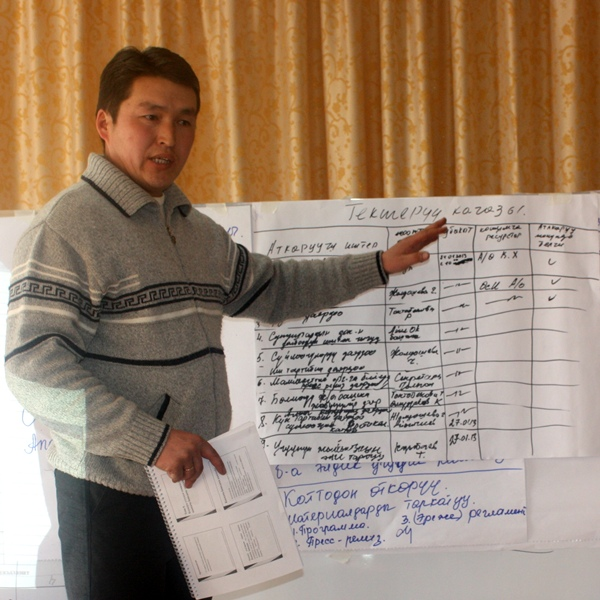 Проект ГГПОМСУ провел тренинг по проведению общественных слушаний в пилотных муниципалитетах Иссык-Кульской области