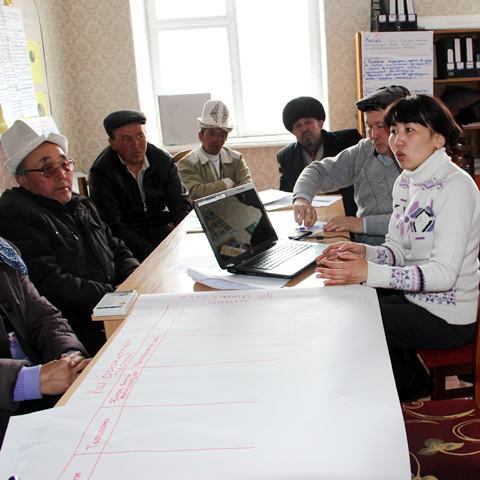 Рабочие встречи по государственному социальному заказу прошли в пилотных аймаках Таласского района