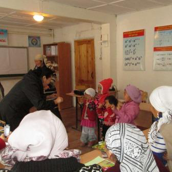 Открытие дошкольного образовательного центра «Айданек» в Баткенской области 