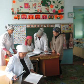Баткен облусунда “Айданек” аттуу мектепке чейинки билим берүү борборунун ачылышы 