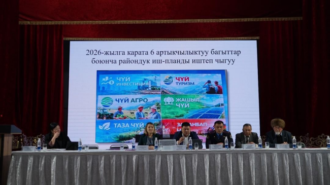 Кемин району: 2025-жылдагы социалдык-экономикалык өнүгүүнүн жыйынтыктары жана туруктуу өнүгүүнү колдоо