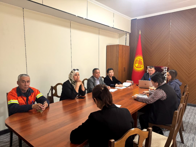 A meeting of the Coordination Council was held in Kemin District